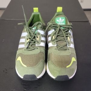 adidas Green and White Athletic Shoes